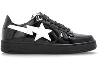 A Bathing Ape Bape Sta #1 Black White Patent Leather