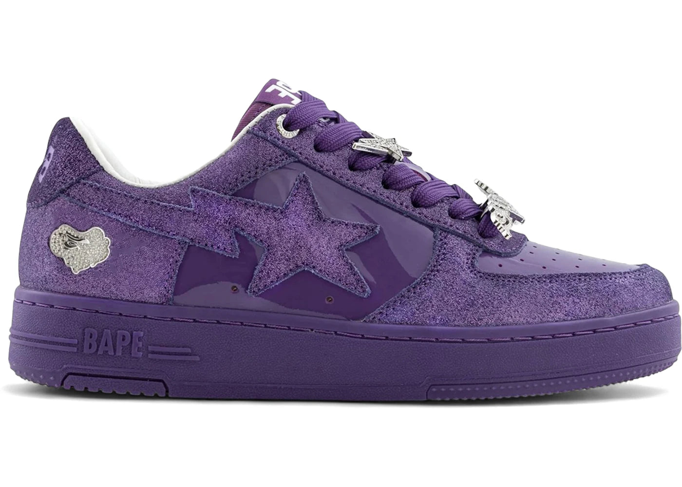 A Bathing Ape Bape Sta #1 Purple (Women's) - vue 360