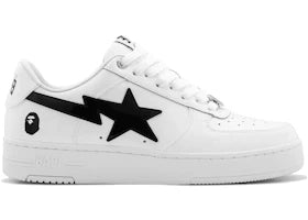A Bathing Ape Bape Sta #2 White Black - vue secondaire A