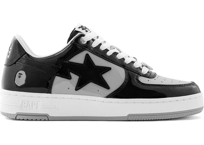 A Bathing Ape Bape Sta #4 Black Grey - authentic BAPE sneakers
