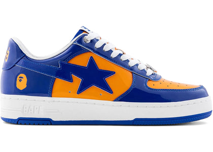 A Bathing Ape Bape Sta #4 Blue Orange - authentic BAPE sneakers