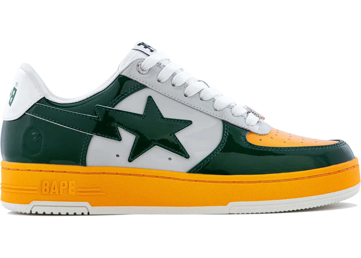 A Bathing Ape Bape Sta #6 Patent Yellow Green - vue 360