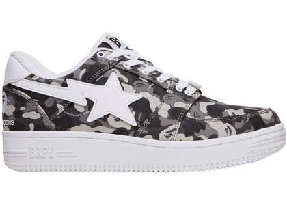 A Bathing Ape Bape Sta Comme Des Garcons White Camo - sneakers view 2