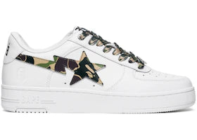 A Bathing Ape Bape Sta Low ABC Camo White Green (2025) - vue 360
