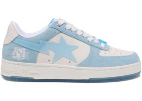 A Bathing Ape Bape Sta Low M2 Icy Bape White Blue - vue 360