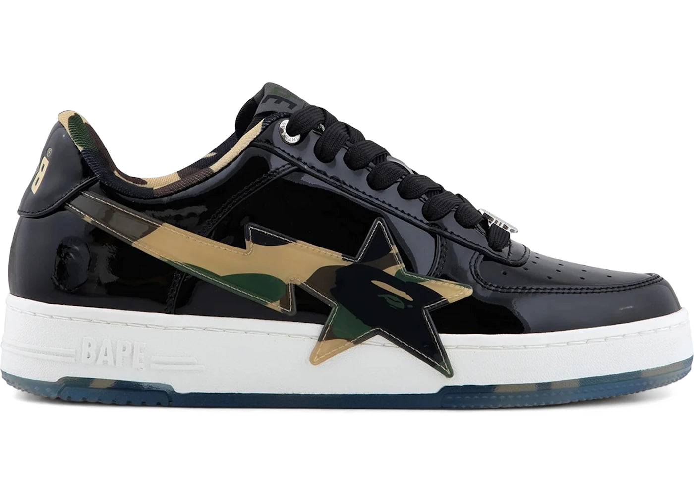 A Bathing Ape Bape Sta OS #2 Black Camo - vue 360
