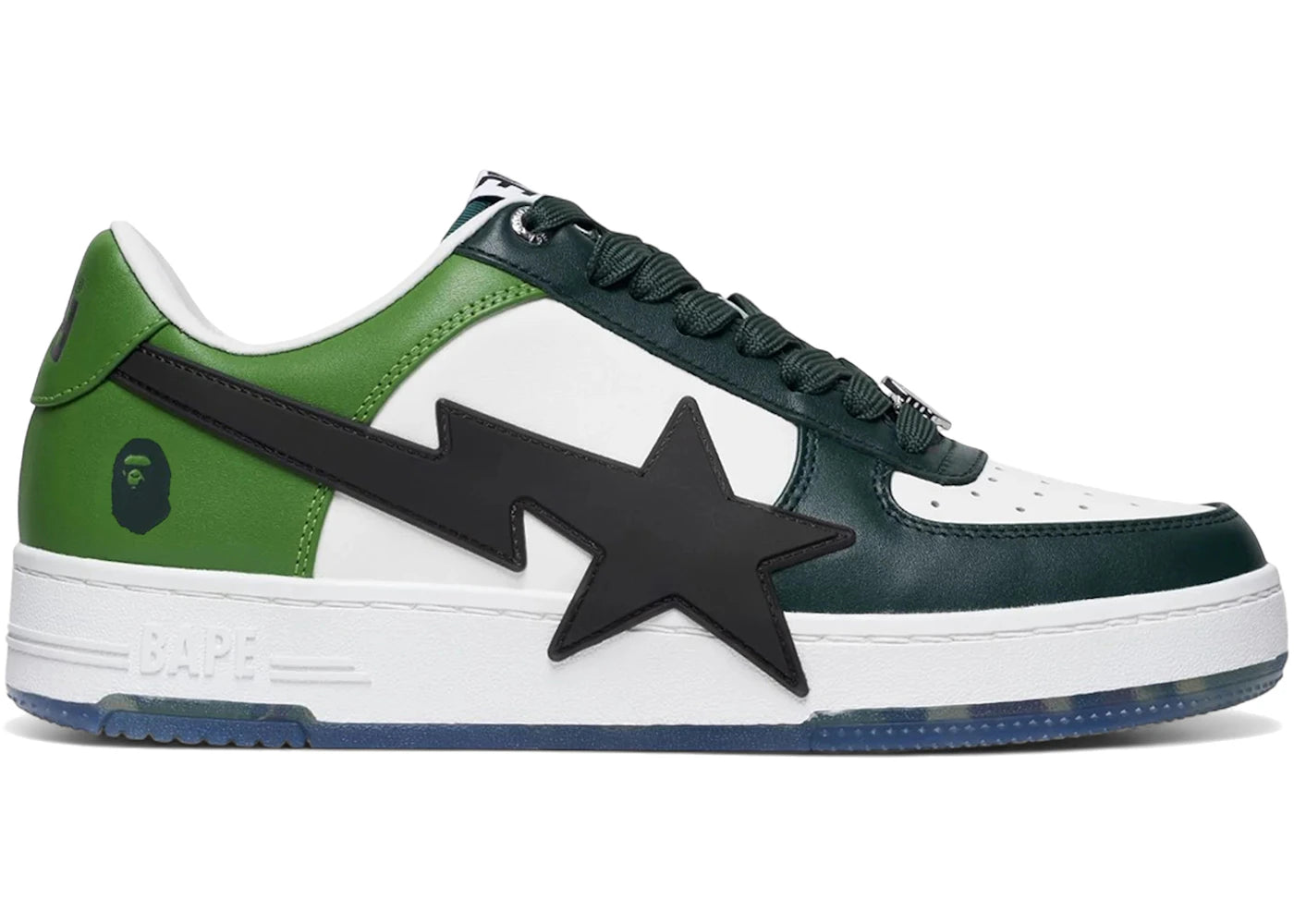 A Bathing Ape Bape Sta OS Dark Green - vue 360