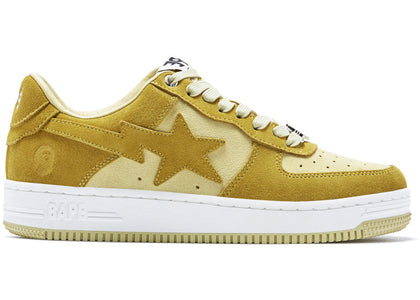 A Bathing Ape Bape Sta Suede Yellow (2022) - authentic BAPE sneakers