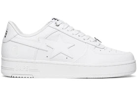 A Bathing Ape Bape Sta Triple White (2024) - authentic BAPE sneakers