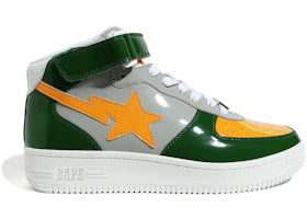 A Bathing Ape Bape Sta Mid Grey Green Orange (2020)