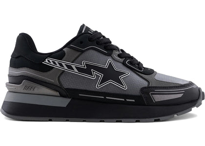 A Bathing Ape Cross Sta Black Grey - sneakers view 2