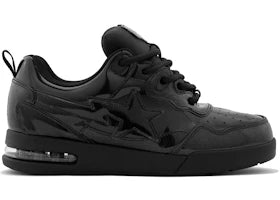 A Bathing Ape Flip Sta #1 Black Patent - authentic BAPE sneakers