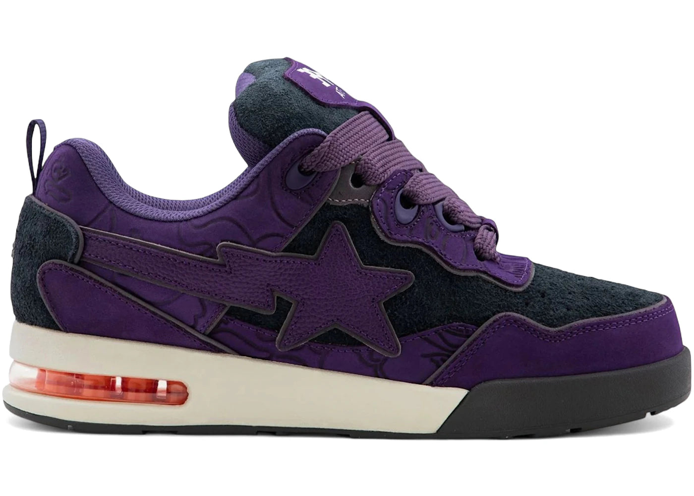 A Bathing Ape Flip Sta #1 Purple - vue secondaire A