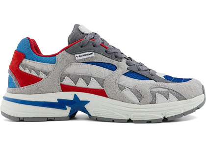 A Bathing Ape Shark Sta #2 Blue Grey Red - sneakers view 2