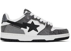 A Bathing Ape Sk8 Sta #1 Black Snakeskin - vue 360