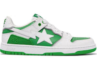 A Bathing Ape Sk8 Sta #1 Ostrich Pack White Green