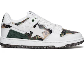 A Bathing Ape Sk8 Sta #2 White Camo - authentic BAPE sneakers