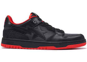 A Bathing Ape Sk8 Sta #4 Grey Black Red - vue 360
