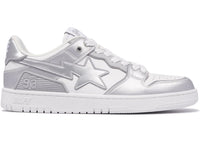 A Bathing Ape Sk8 Sta #4 White Silver