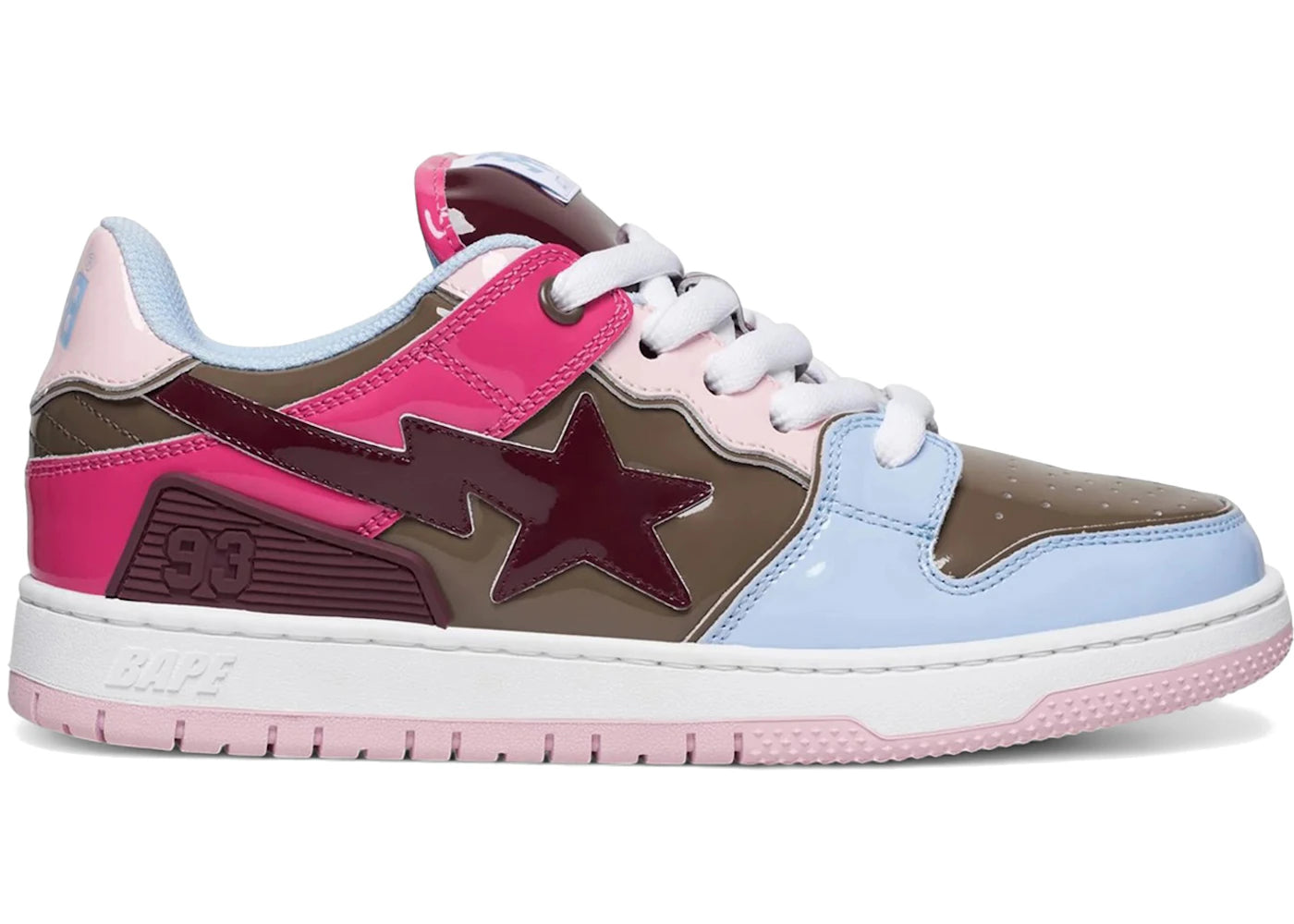 A Bathing Ape Sk8 Sta Bold #2 Blue - vue 360