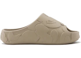 A Bathing Ape Slide #1 Beige Solid Camo