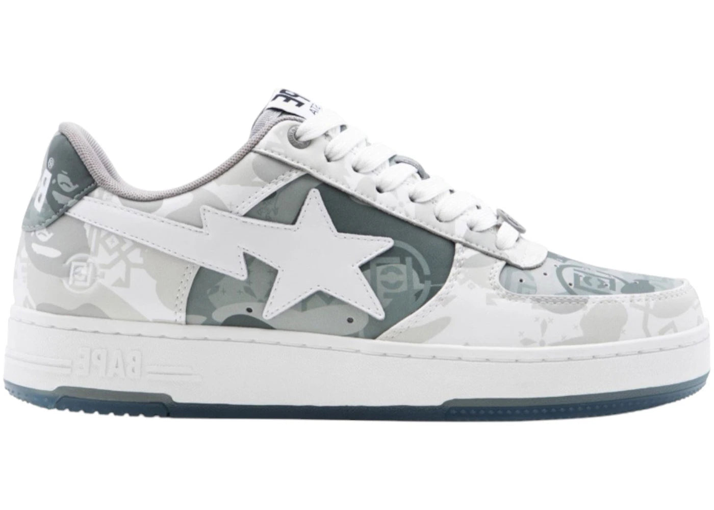 A Bathing Ape x CLOT Bape Sta White - vue secondaire A