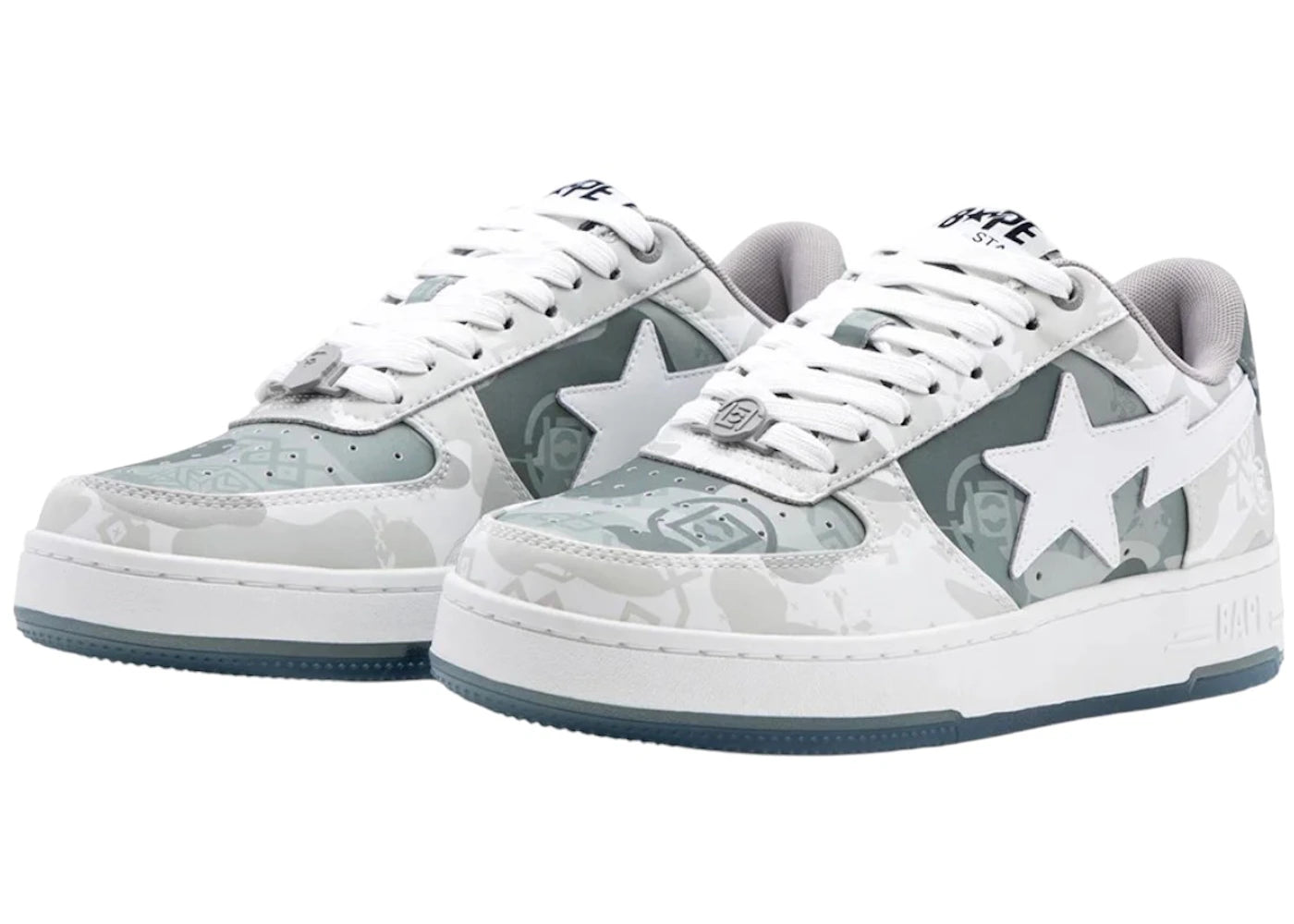 A Bathing Ape x CLOT Bape Sta White - vue secondaire B