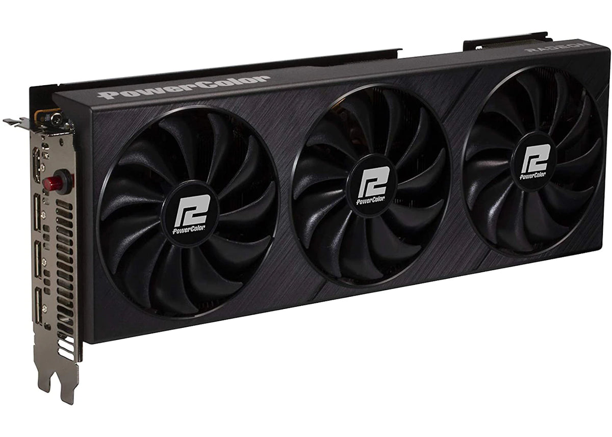 AMD PowerColor Fighter Radeon RX 6800 OC16G Graphics Card (AXRX 6800 16GBD6-3DH/OC) - vue secondaire B