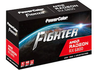 AMD PowerColor Fighter Radeon RX 6800 OC16G Graphics Card (AXRX 6800 16GBD6-3DH/OC)