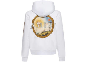 AMIRI Alchemy Frame Hoodie White