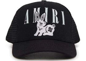 AMIRI Bandana Rabbit Trucker Cap Black - authentic AMIRI product