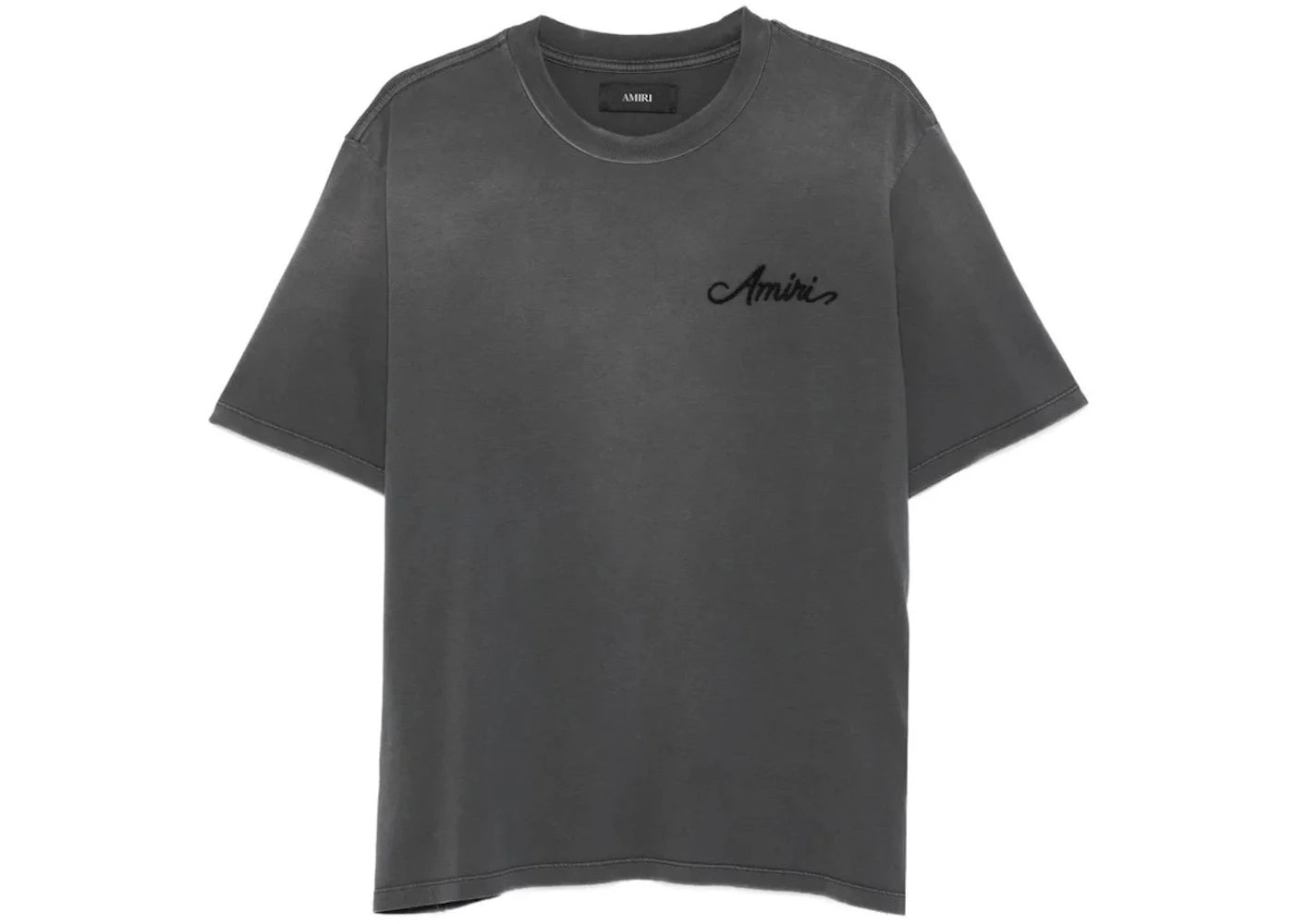 AMIRI Bleach Bandana Patch T-shirt Black - vue secondaire A