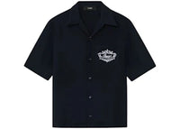 AMIRI Chateau Crest Camp Shirt Black