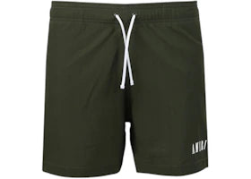 AMIRI Core Logo Swim Trunk Olive Green - vue 360