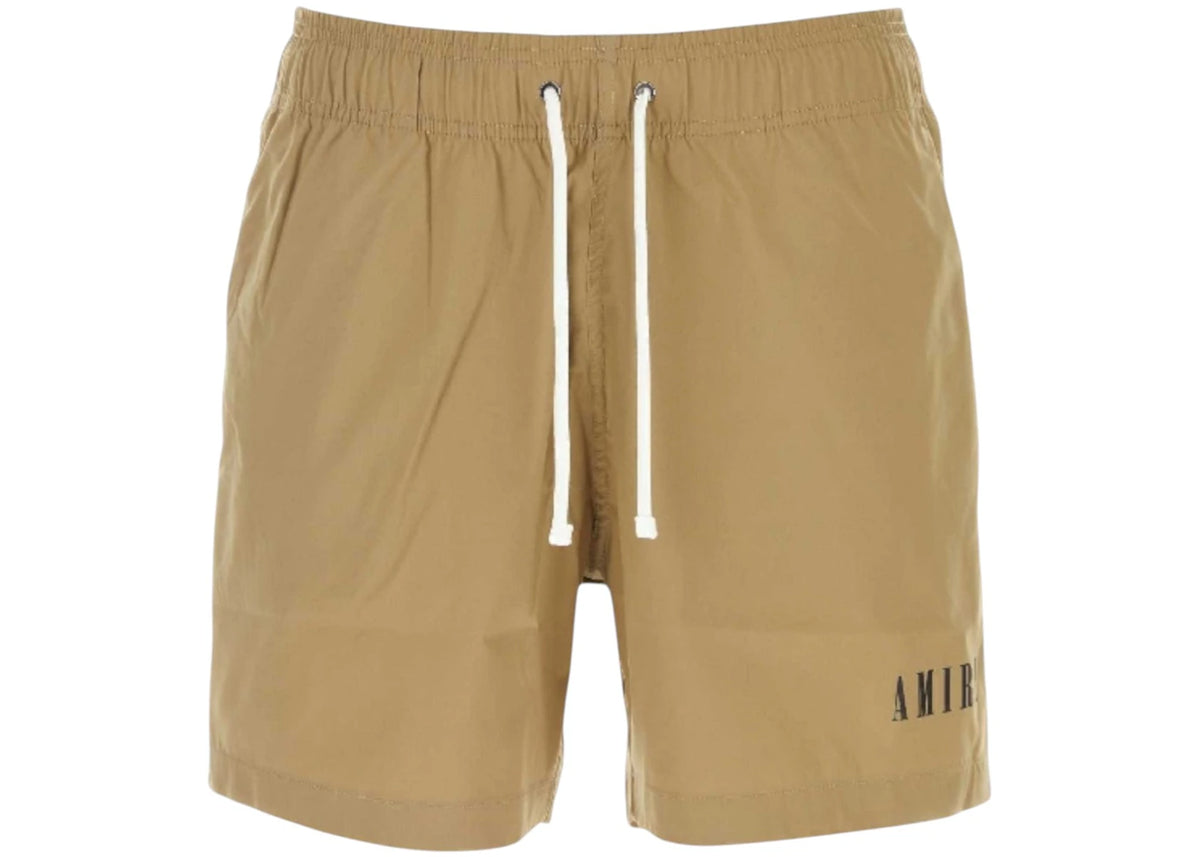 AMIRI Core Logo Swimtrunk Tan - vue 360