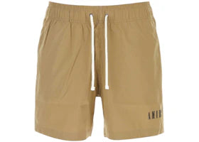 AMIRI Core Logo Swimtrunk Tan