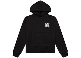 AMIRI Crystal Embellished MA Hoodie Black - vue 360