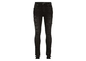 AMIRI Logo Applique Jeans Black