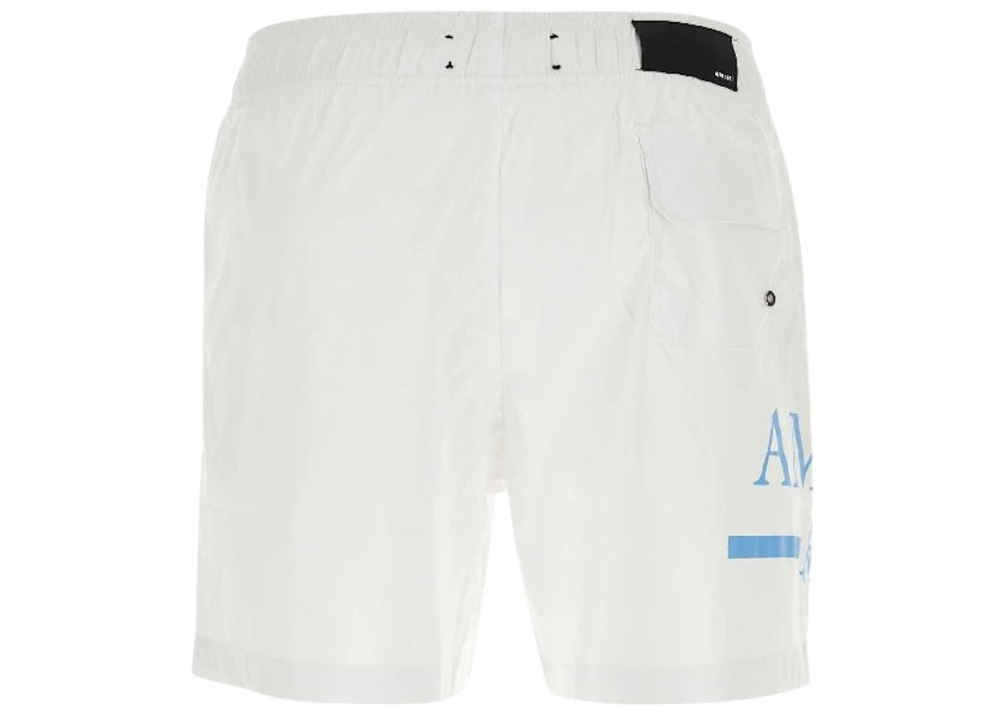 AMIRI MA Bar Logo Swim Shorts White - vue secondaire B