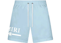 AMIRI MA Bar Logo Swimtrunk Dusty Blue