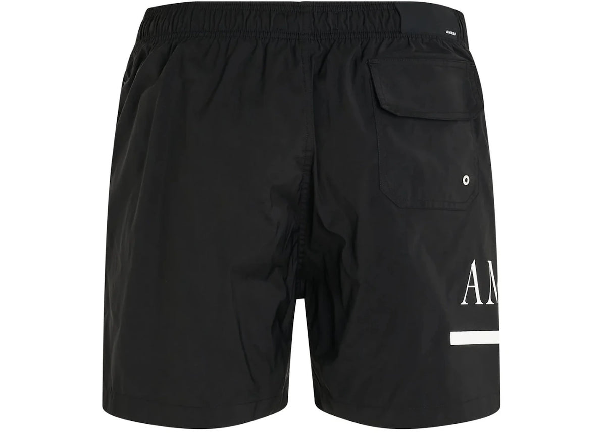 AMIRI MA Bar Swim Shorts Black - vue secondaire B