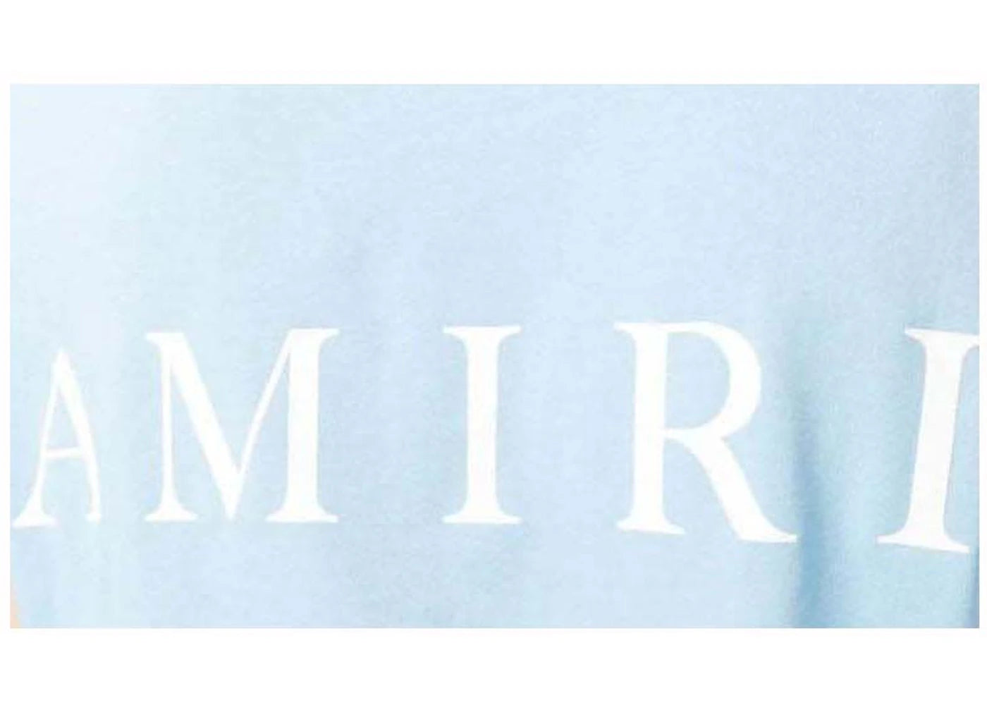 AMIRI MA Logo T-Shirt Light Blue - vue secondaire B
