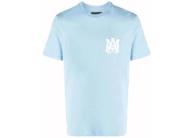AMIRI MA Logo T-Shirt Light Blue