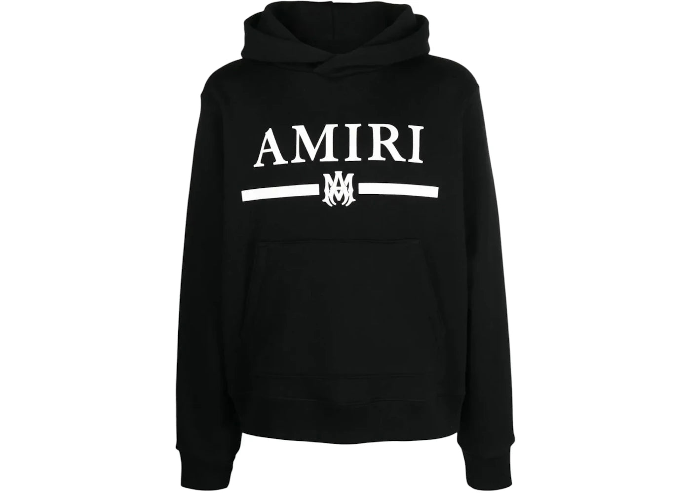 AMIRI Ma Bar Logo Hoodie Black - vue secondaire A