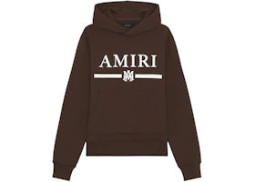 AMIRI Ma Bar Logo Hoodie Brown