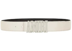 AMIRI Nappa 4cm Belt Alabaster - vue 360