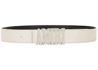 AMIRI Nappa 4cm Belt Alabaster
