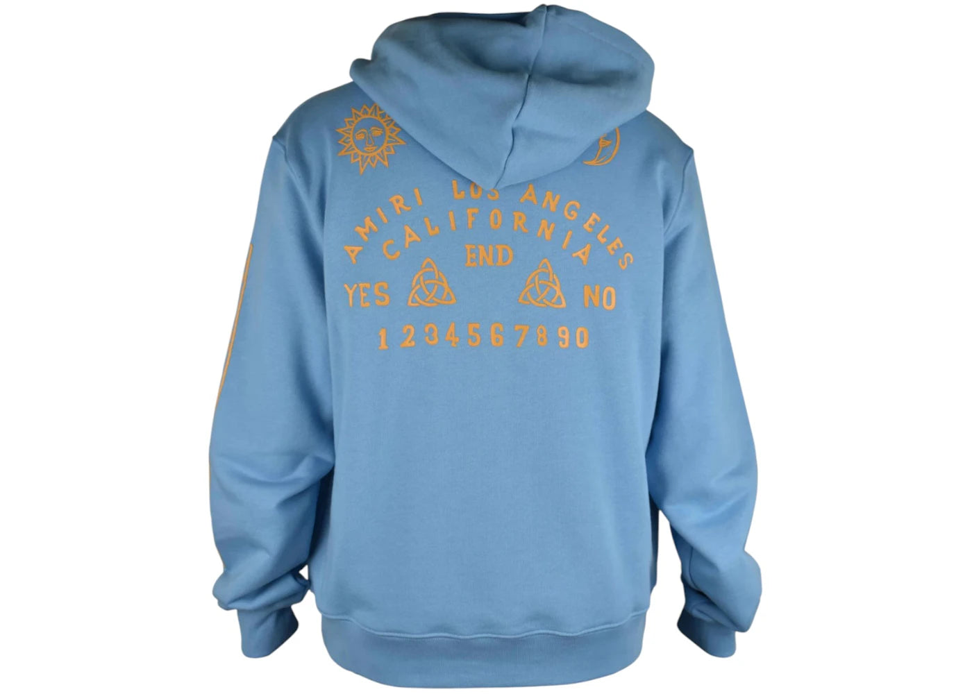 AMIRI Ouija Board Hoodie Blue/Yellow - vue secondaire A