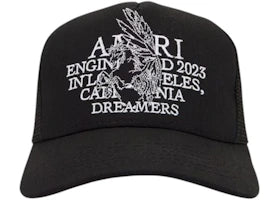 AMIRI Pegasus Trucker Hat Black - vue 360