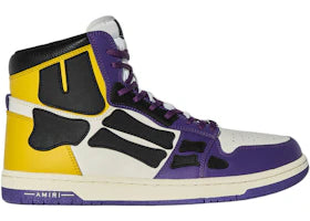 AMIRI Skel Top Hi Purple Gold Black White - vue 360